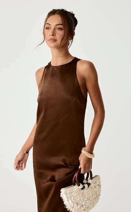 Juro Maxi Dress (Toffee)