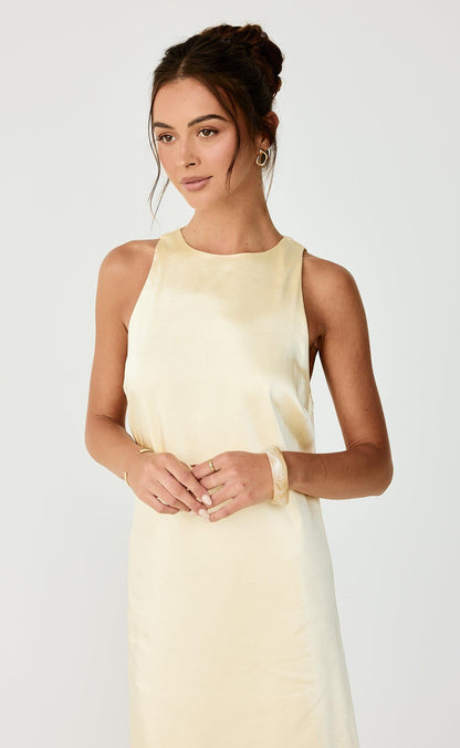 Juro Maxi Dress (Lemon)