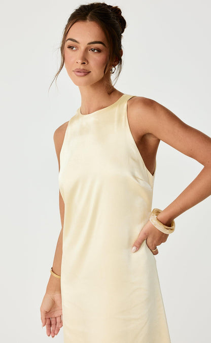 Juro Maxi Dress (Lemon)