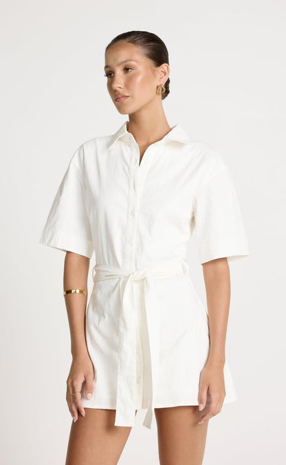 Lucy Mini Dress (White)