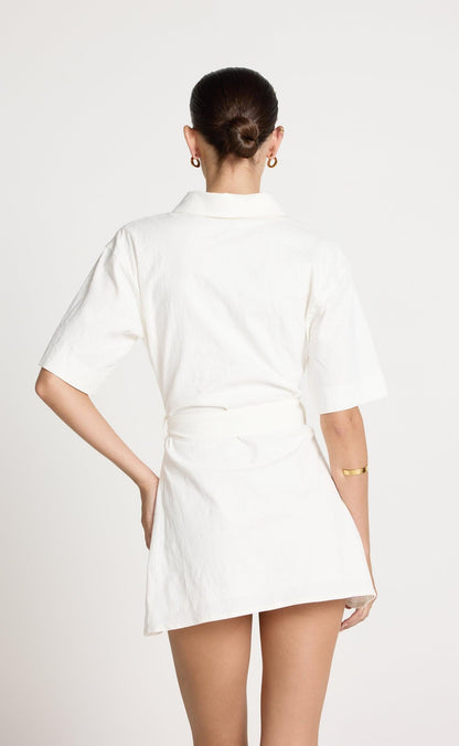 Lucy Mini Dress (White)