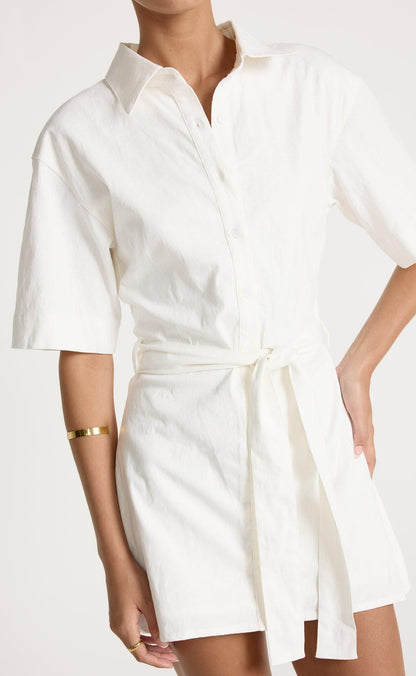 Lucy Mini Dress (White)