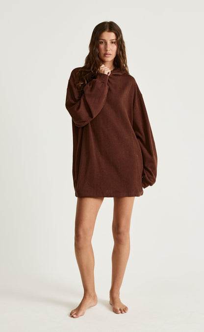 Skylar Mini Dress (Cocoa)