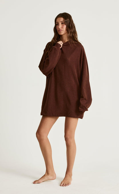 Skylar Mini Dress (Cocoa)
