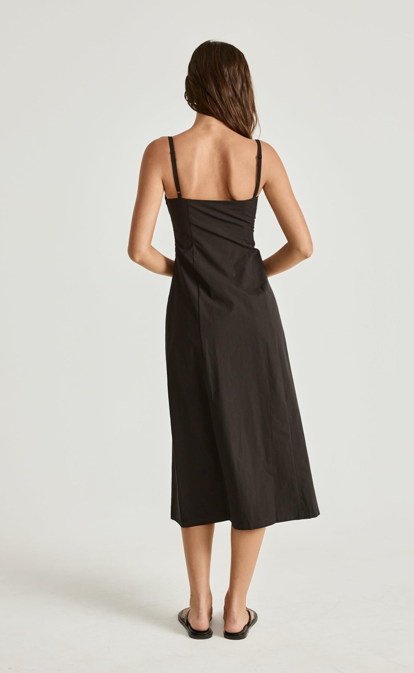 Duran Midi Dress (Black)