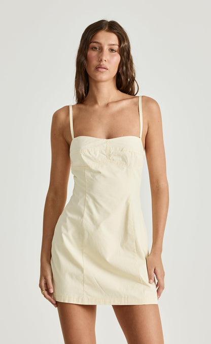 Duran Mini Dress (Butter)