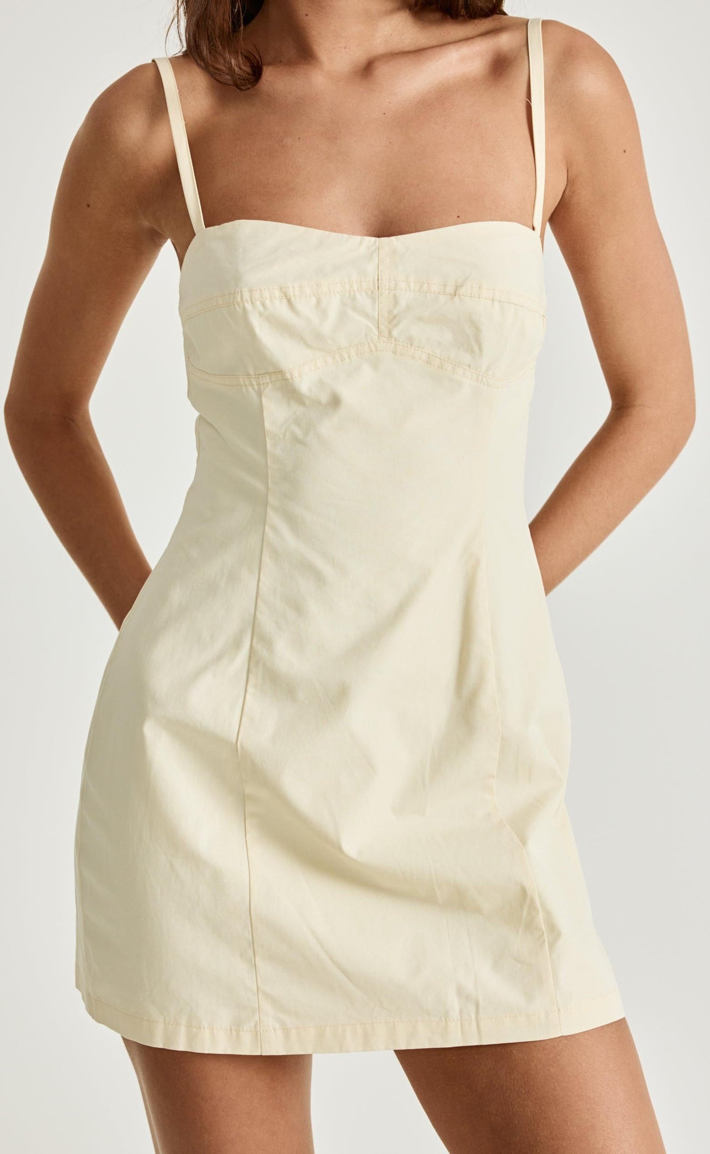 Duran Mini Dress (Butter)