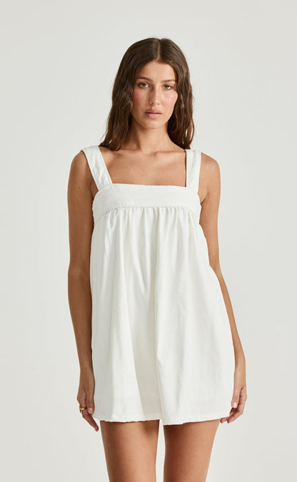 Sutton Mini Dress (White)