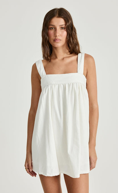 Sutton Mini Dress (White)
