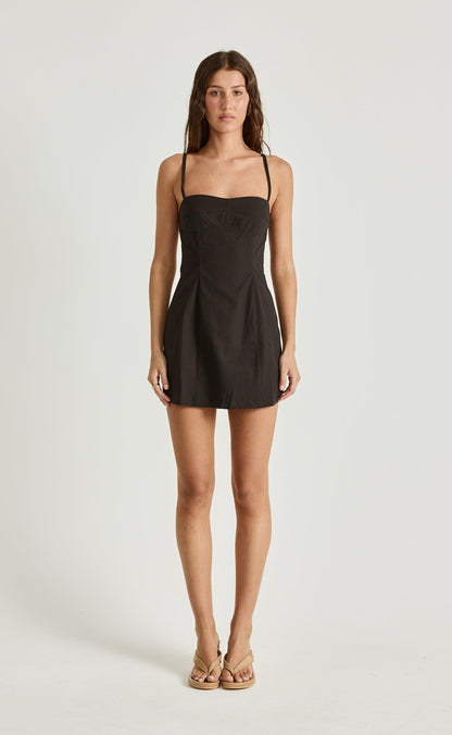 Duran Mini Dress (Black)