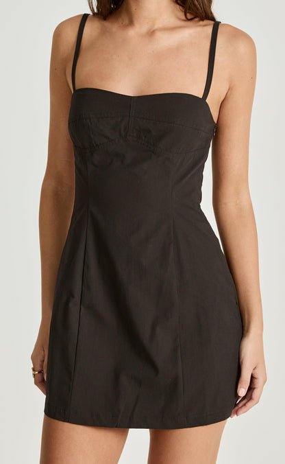 Duran Mini Dress (Black)