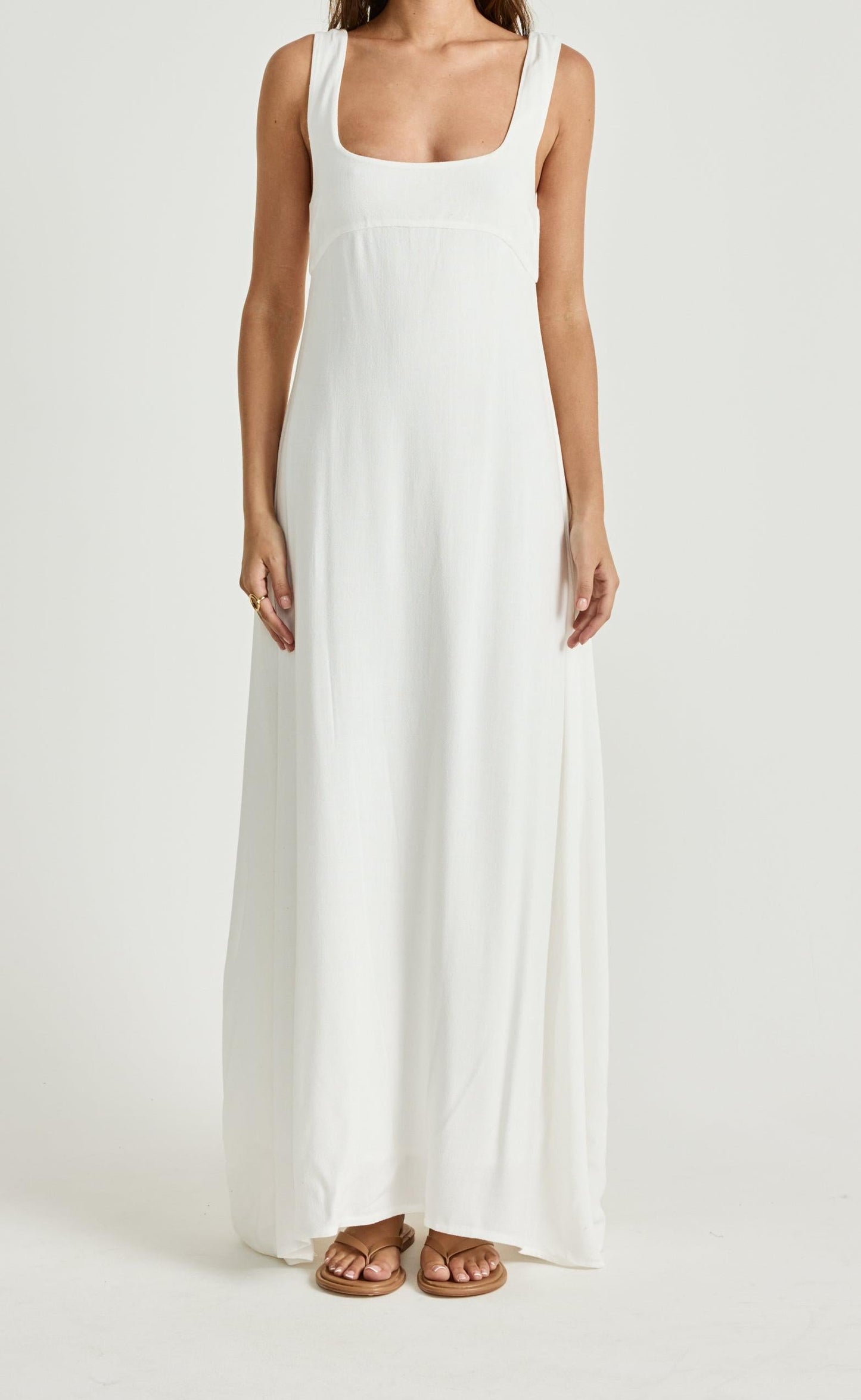 Mallory Maxi Dress (White)