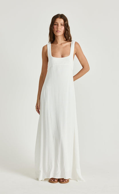 Mallory Maxi Dress (White)