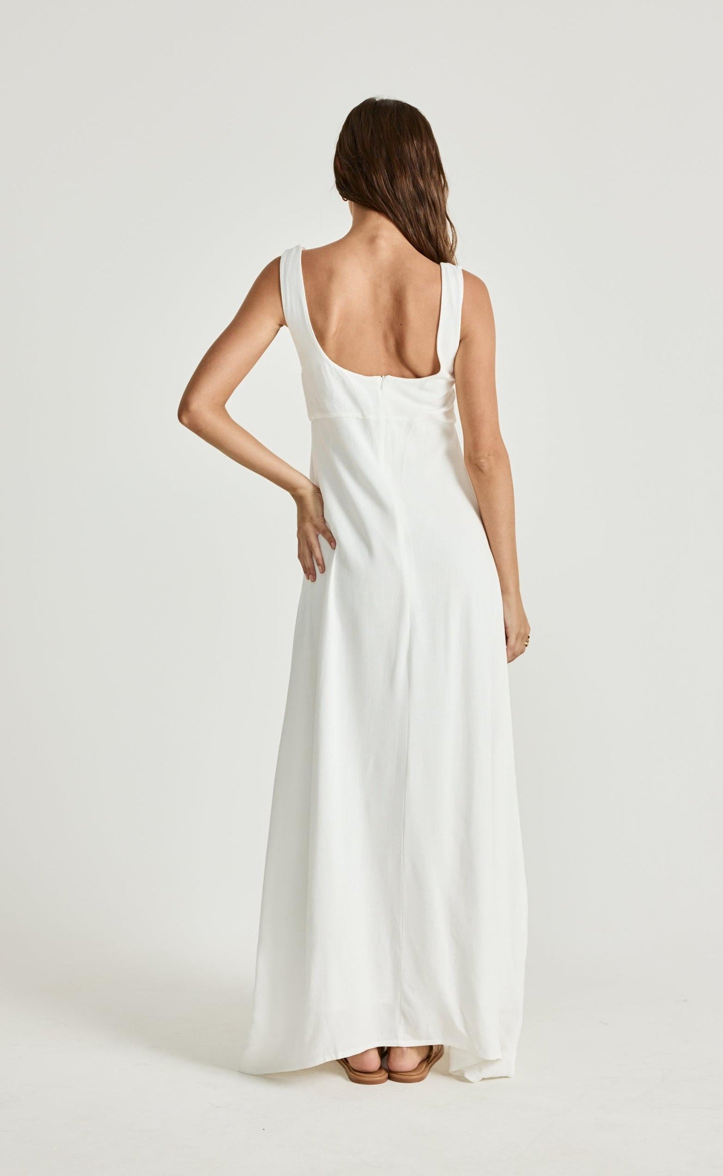 Mallory Maxi Dress (White)