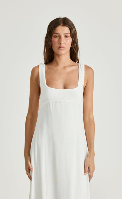 Mallory Maxi Dress (White)
