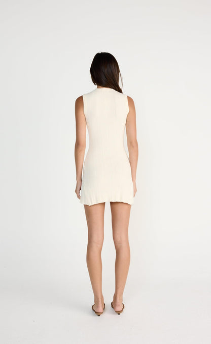 Robin Mini Dress (Oat)