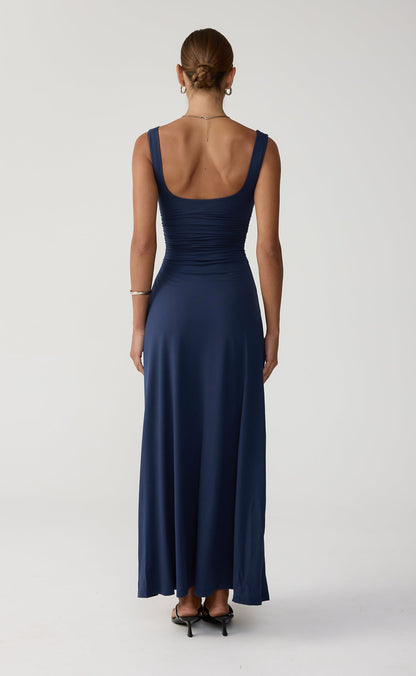 Koa Maxi Dress (Navy)