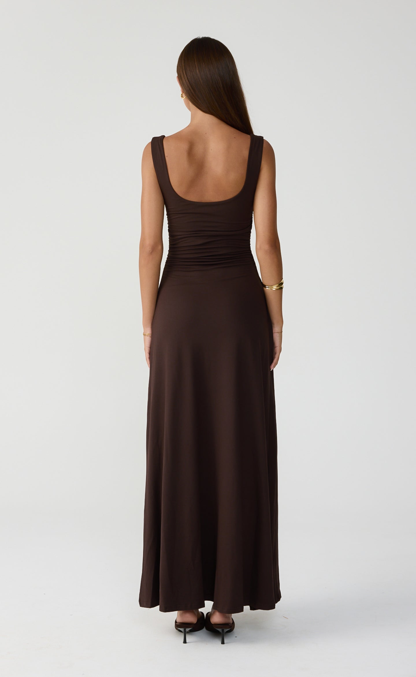 Koa Maxi Dress (Chocolate)