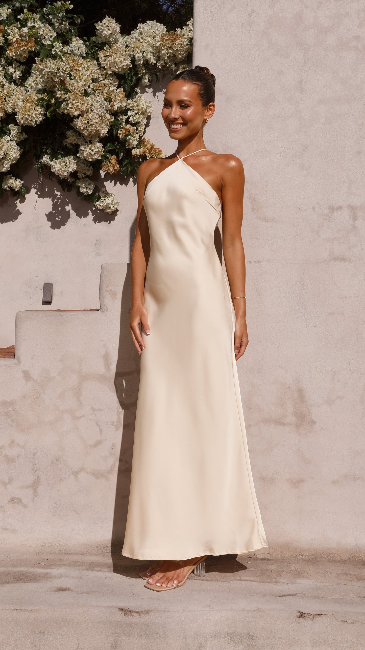 Chiara Maxi Dress - Soft Gold