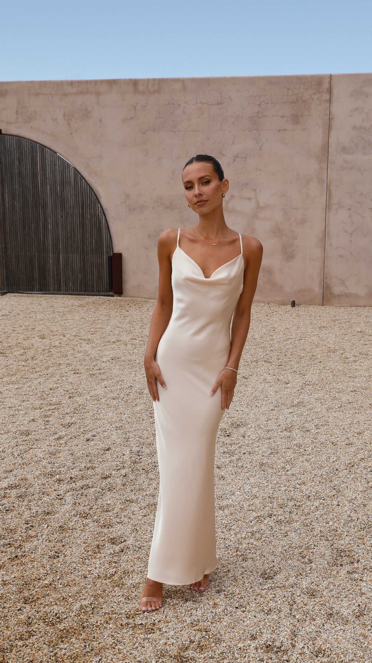Willow Maxi Dress - Soft Gold