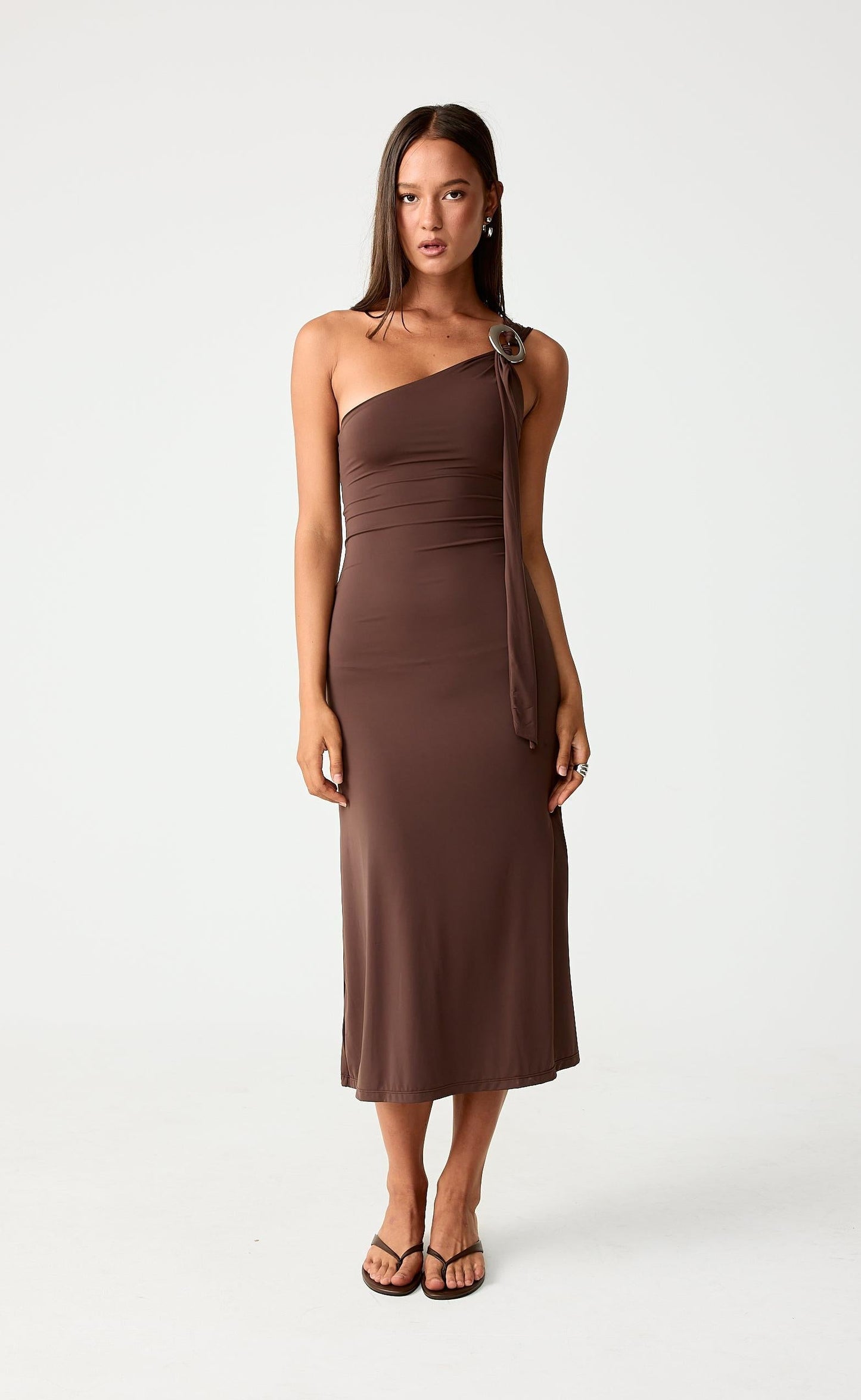 Late Night Midi Dress (Chocolate)