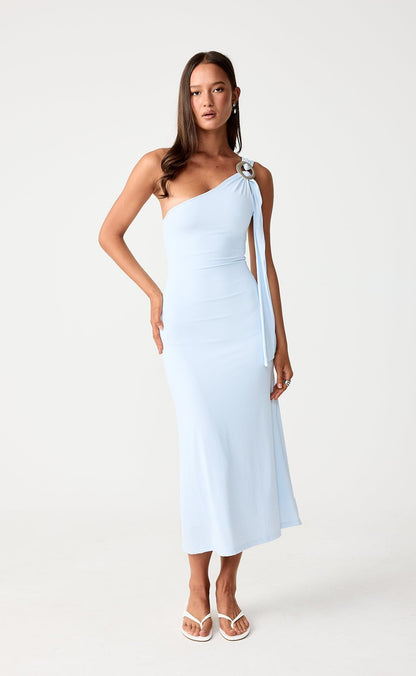 Late Night Midi Dress (Baby Blue)