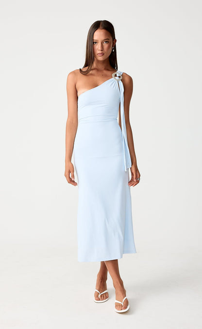 Late Night Midi Dress (Baby Blue)
