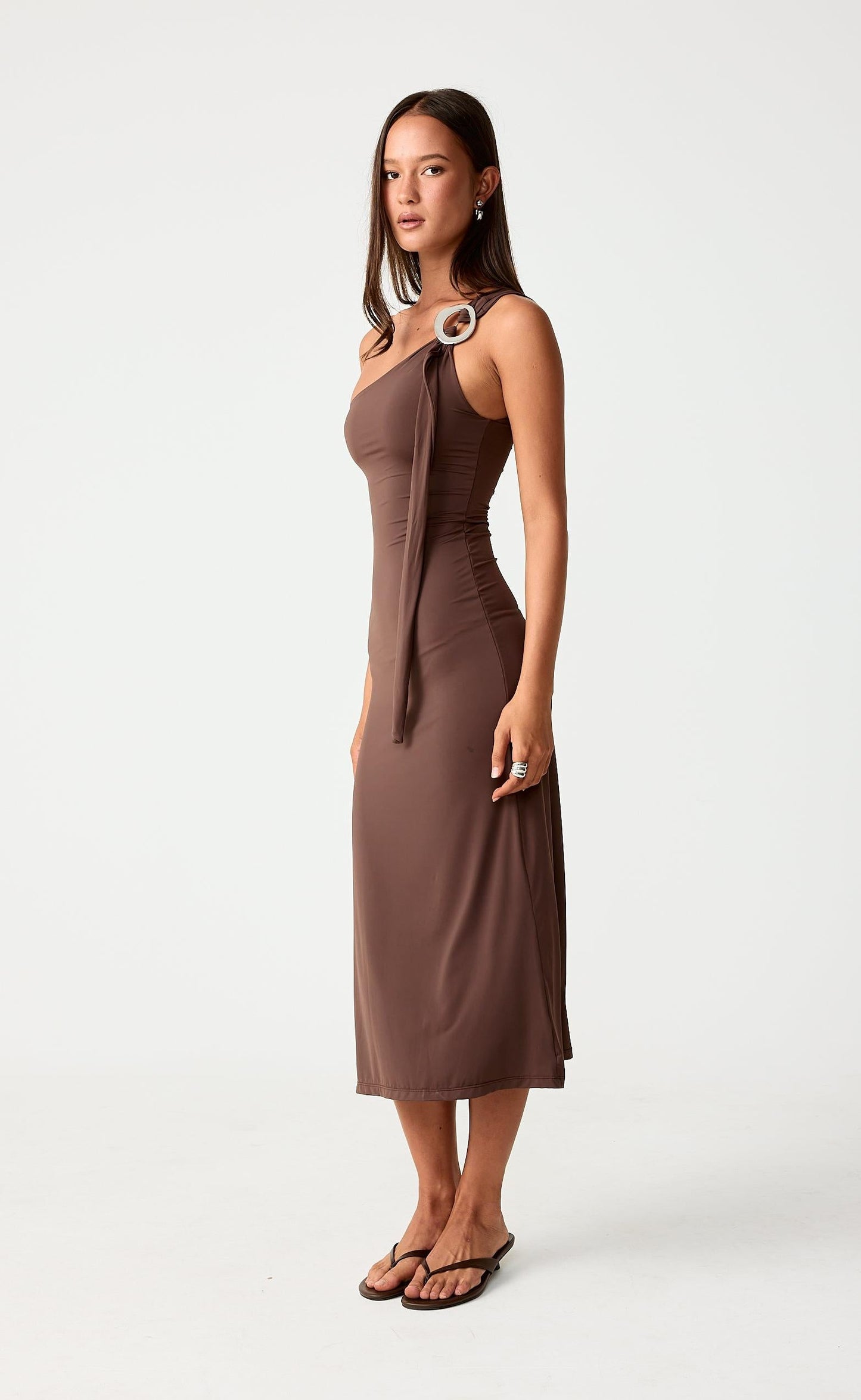 Late Night Midi Dress (Chocolate)