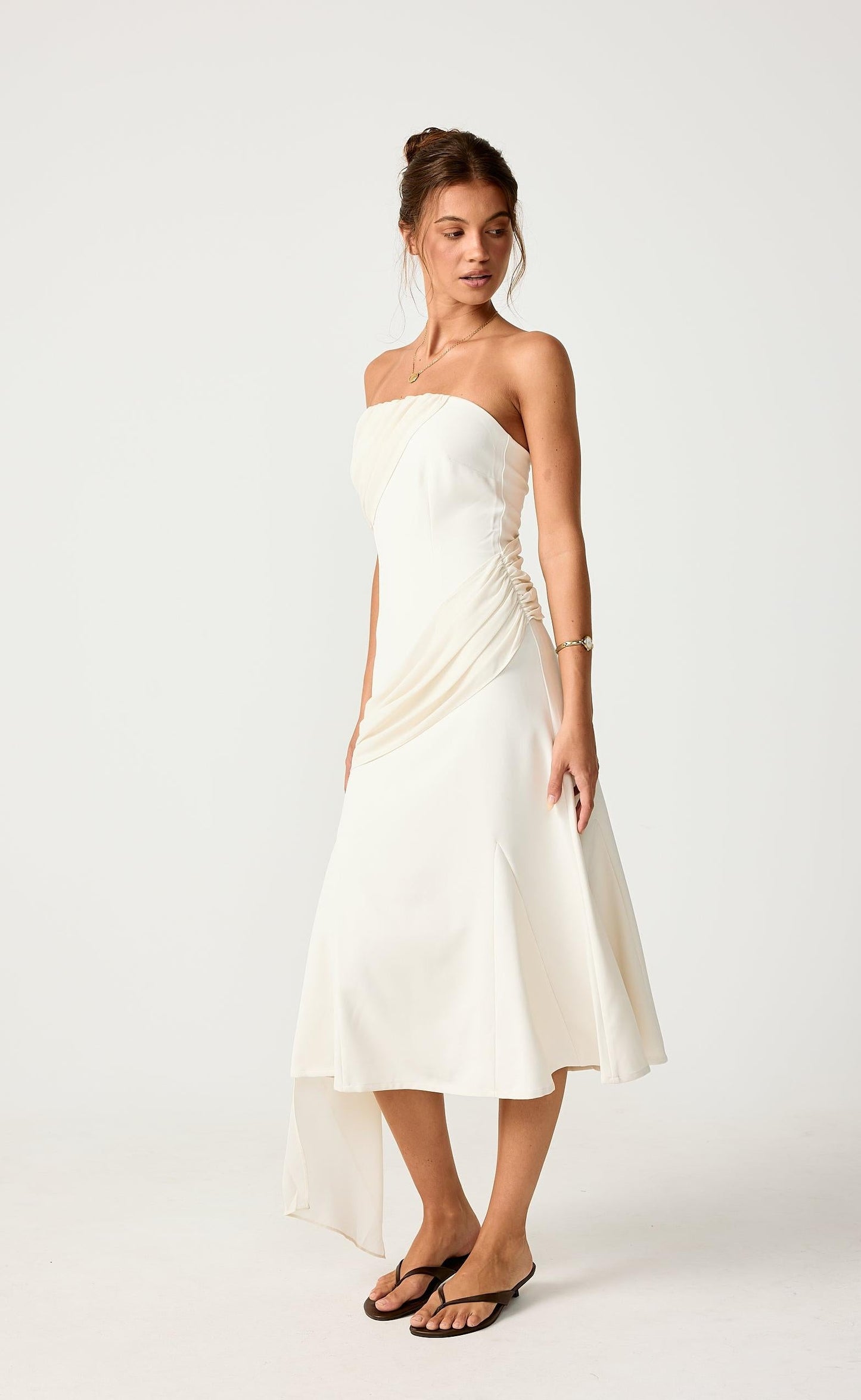 Lovelight Midi Dress (Oat)