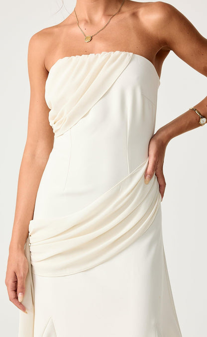 Lovelight Midi Dress (Oat)