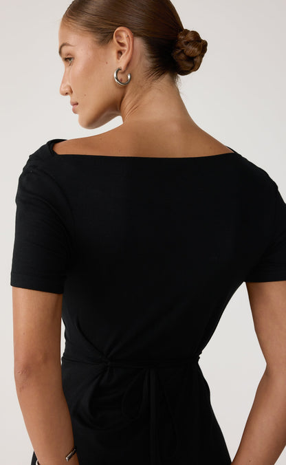 Lane Mini Dress (Black)