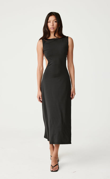 Lilibet Midi Dress (Black)
