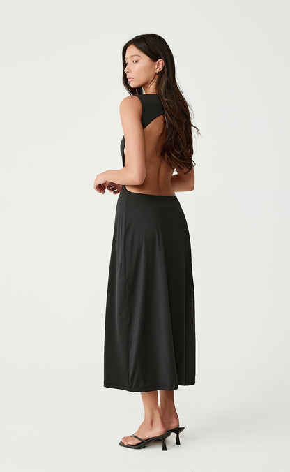 Lilibet Midi Dress (Black)