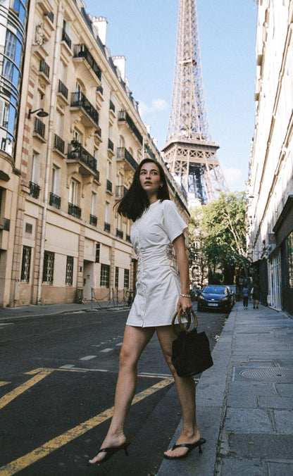 Justin Mini Dress (Cream)