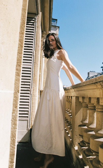 Caden Maxi Dress (Cream)