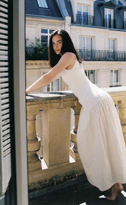 Caden Maxi Dress (Cream)