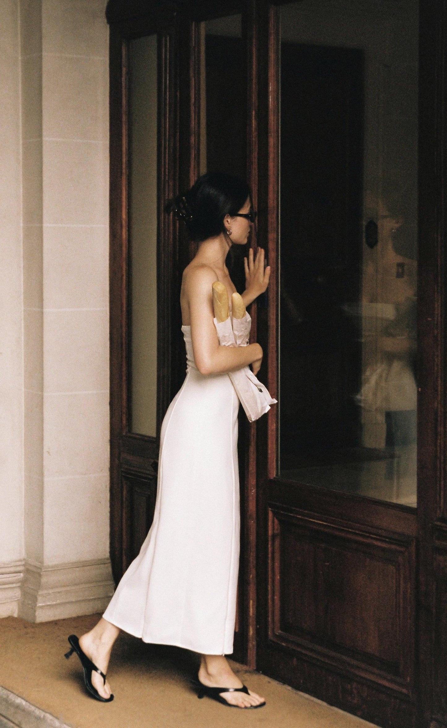 Hudson Midi Dress (Cream)