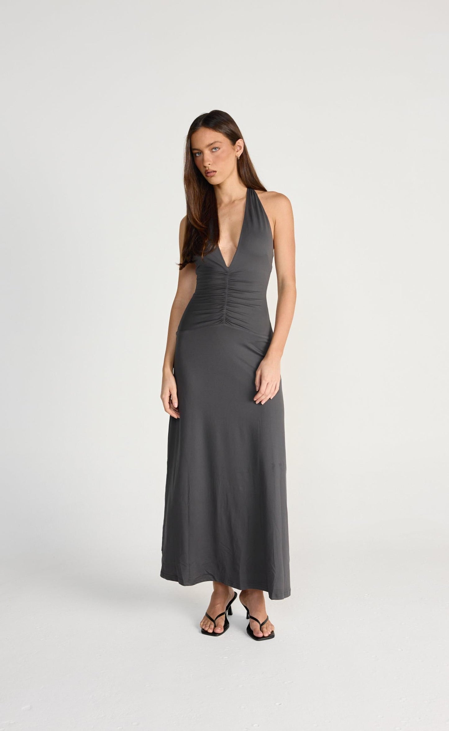 Araminta Maxi Dress (Slate)