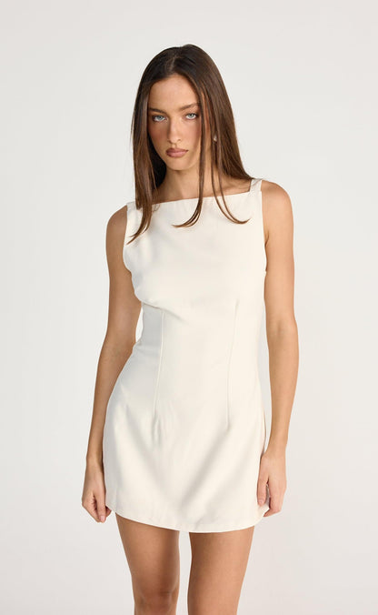 Tanner Mini Dress (Oat)