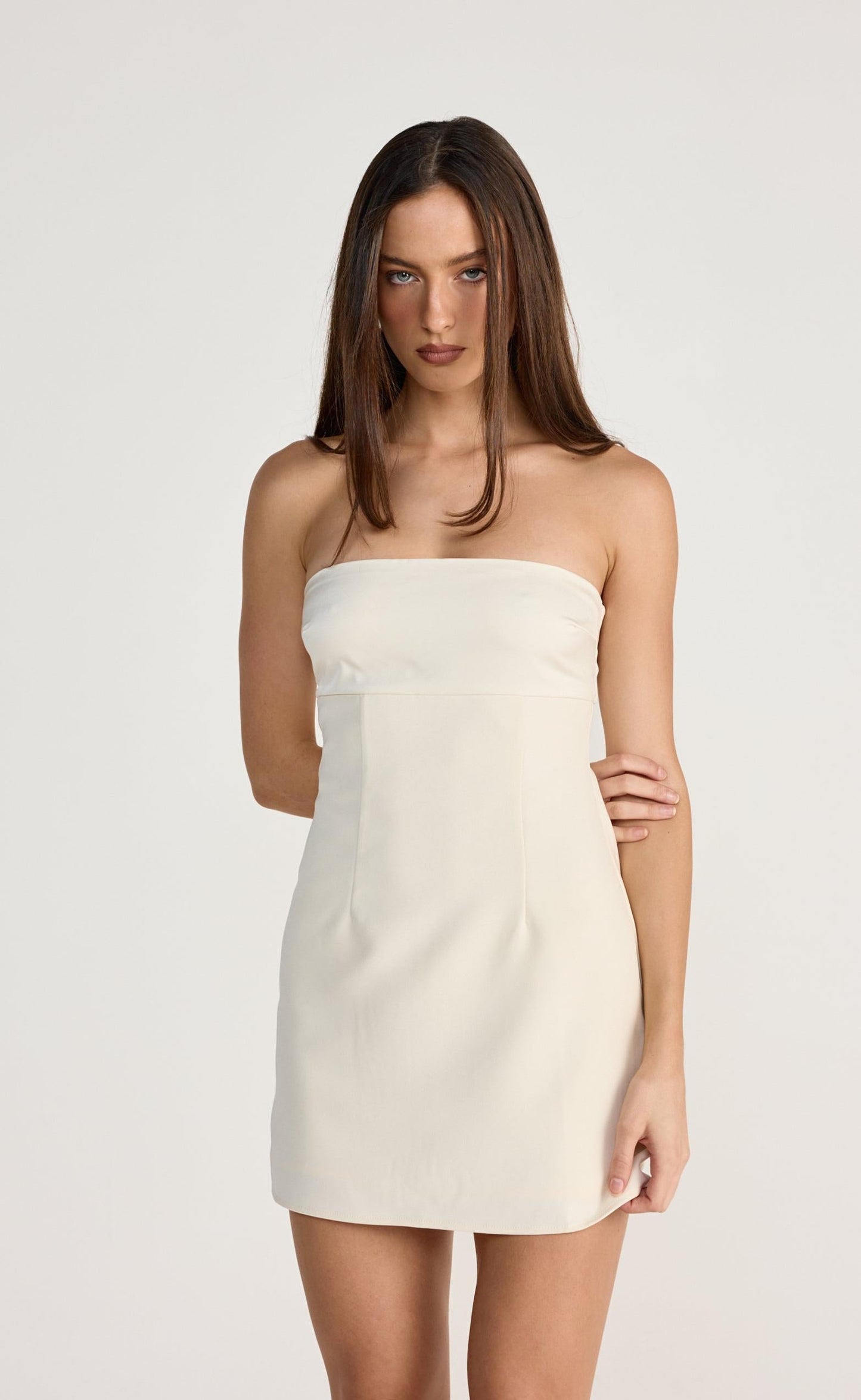 Suki Mini Dress (Cream)