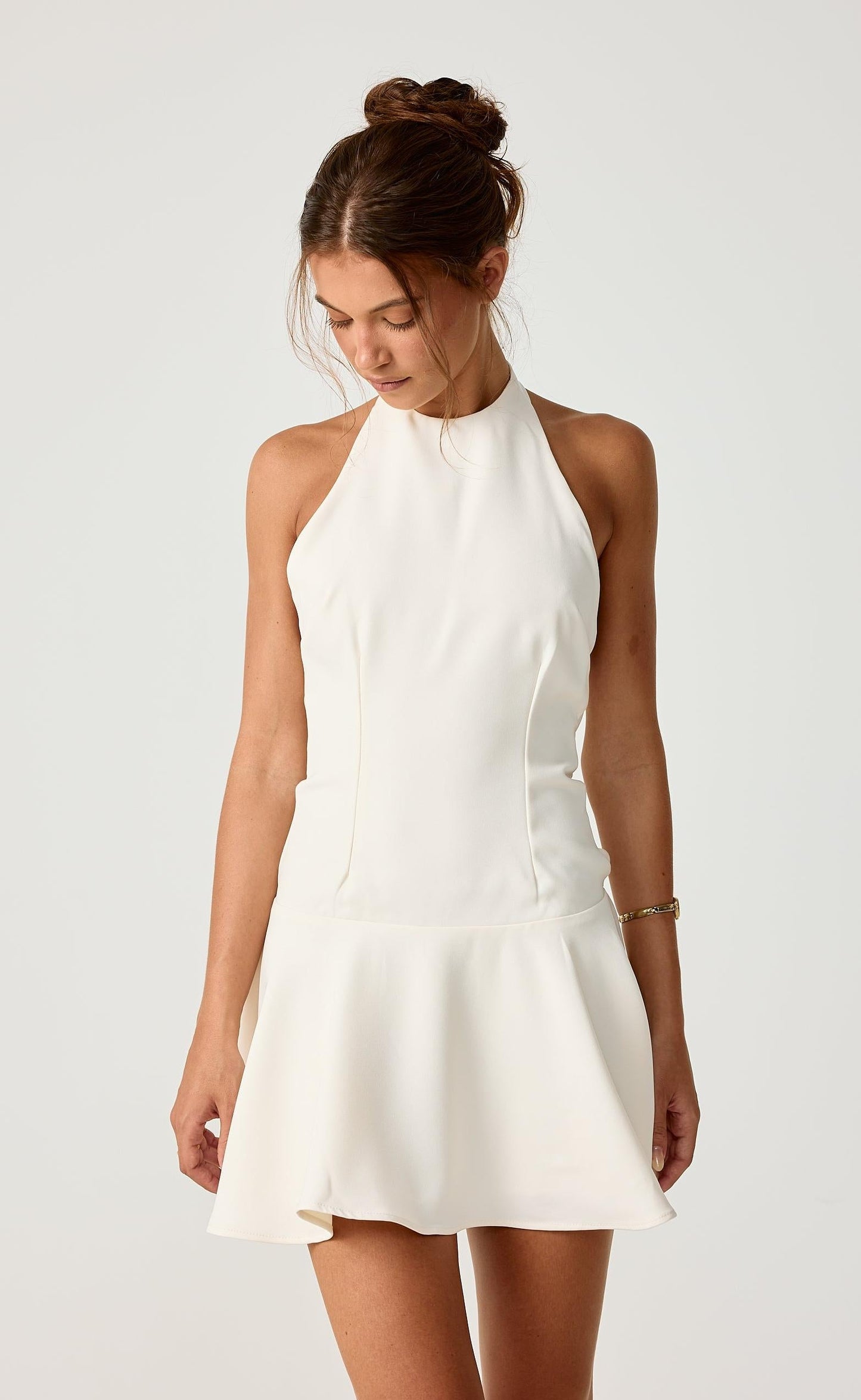 Meet Me Mini Dress (Cream)