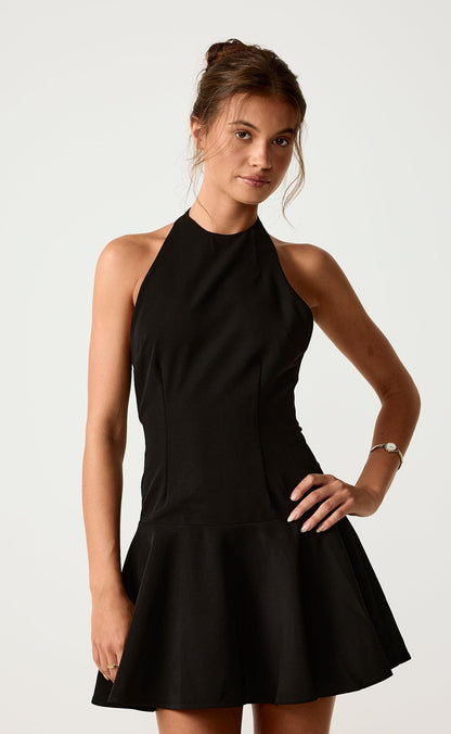 Meet Me Mini Dress (Black)