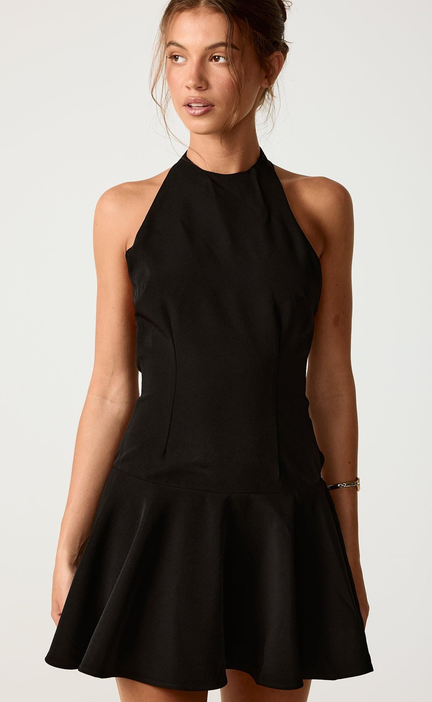 Meet Me Mini Dress (Black)