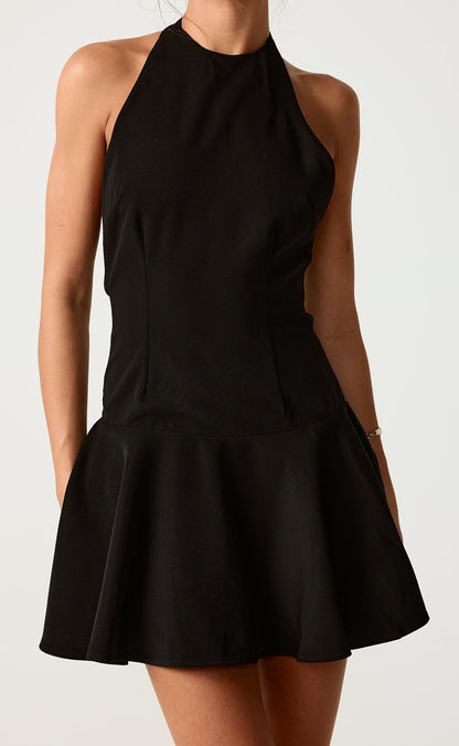 Meet Me Mini Dress (Black)