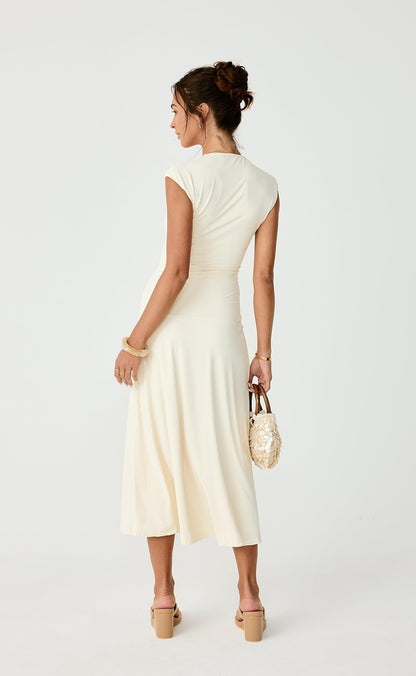 Mila Midi Dress (Cream)