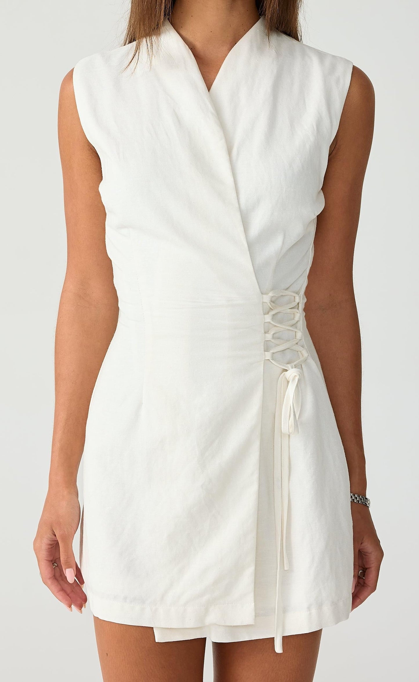 Montane Mini Dress (Off White)