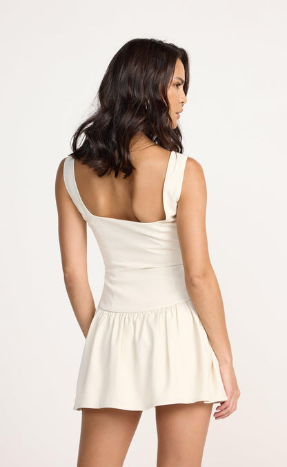 Kalila Mini Dress (Oat)