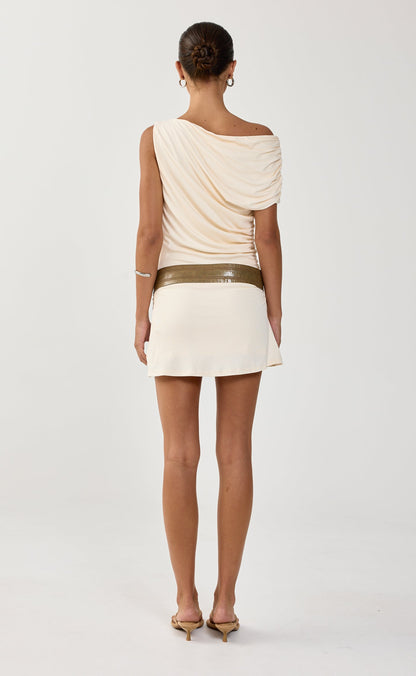 Murphy Mini Dress (Oat)