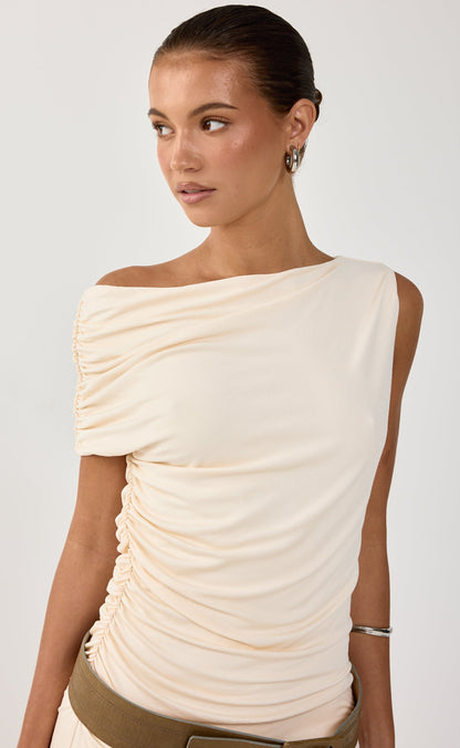 Murphy Mini Dress (Oat)