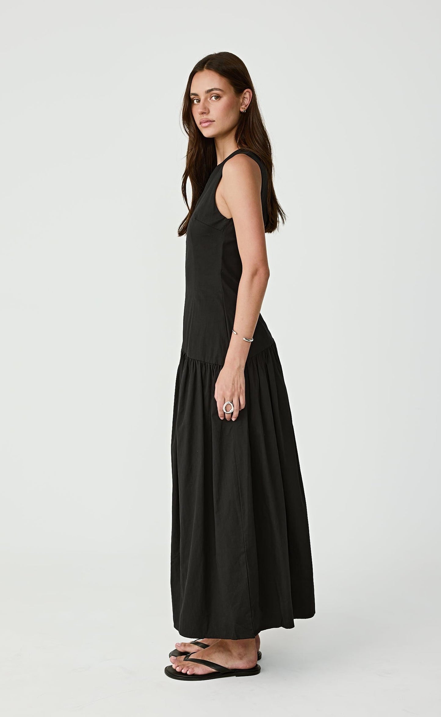 Caden Maxi Dress (Black)